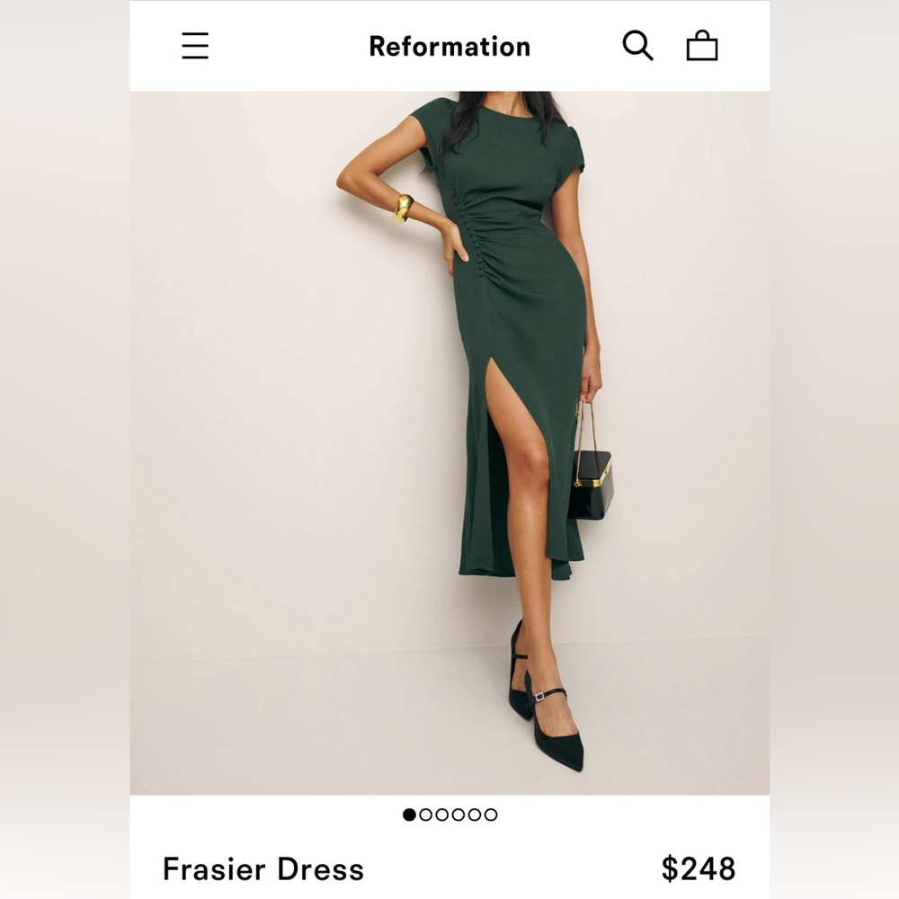 Reformation Frasier Dress - Size 0